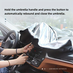 Car Windshield Sun Shade Umbrella - UV Ray Block & Heat Protection