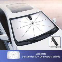Car Windshield Sun Shade Umbrella - UV Ray Block & Heat Protection