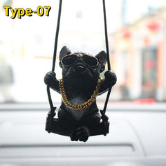 Bulldog Car Accessory - Ideal Gift for Anime Fans!