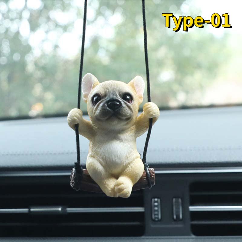 Bulldog Car Accessory - Ideal Gift for Anime Fans!