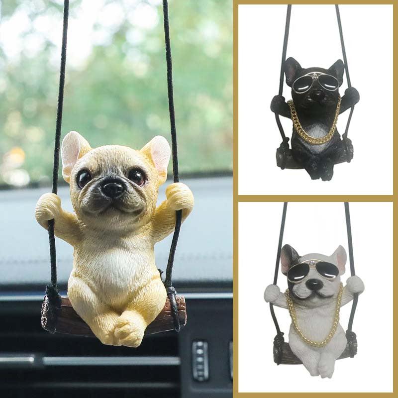 Bulldog Car Accessory - Ideal Gift for Anime Fans!
