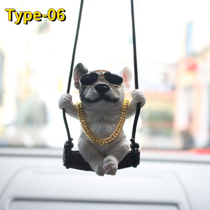 Bulldog Car Accessory - Ideal Gift for Anime Fans!