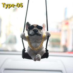 Bulldog Car Accessory - Ideal Gift for Anime Fans!