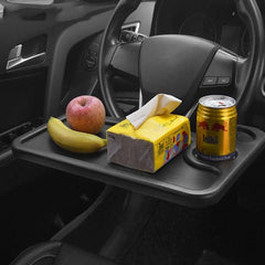 Car Steering Wheel Tray 2 In 1 Desk Mount Stand
