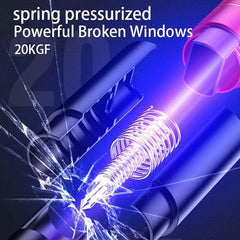 Car Safety Hammer Portable Window Breaker & Seat Belt Cutter