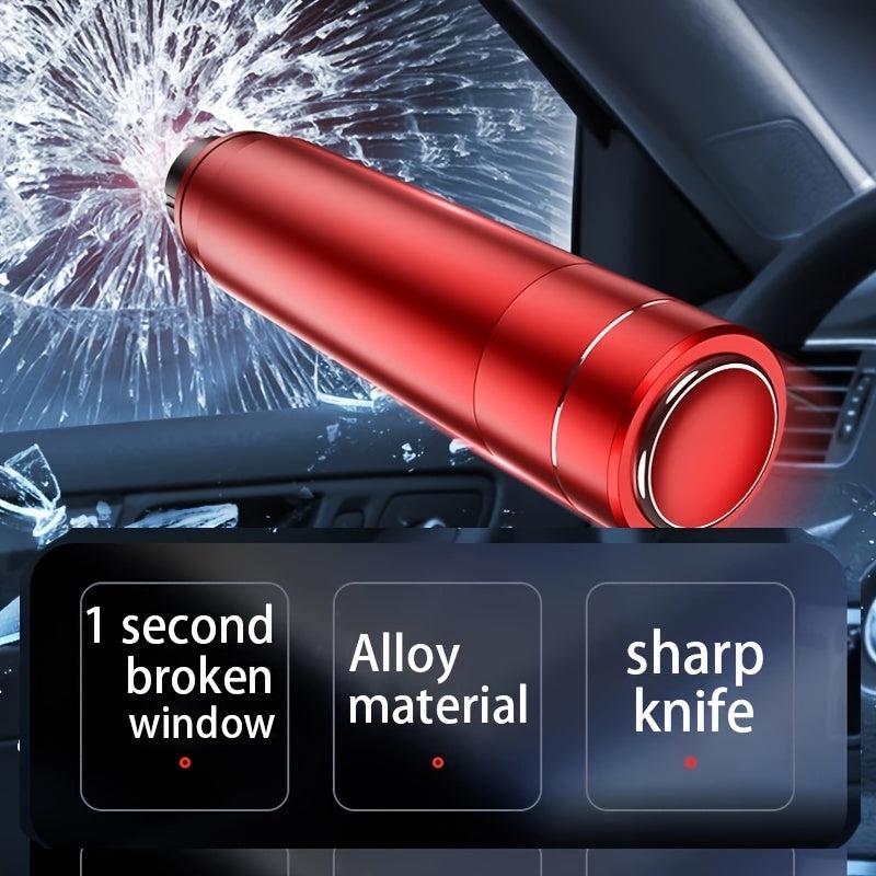 Car Safety Hammer Portable Window Breaker & Seat Belt Cutter