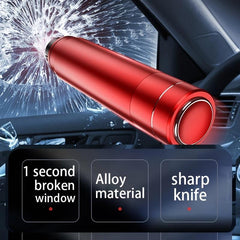 Car Safety Hammer Portable Window Breaker & Seat Belt Cutter