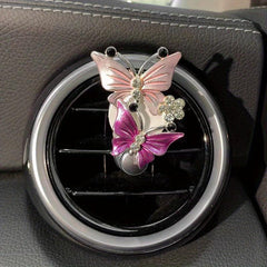 Butterfly Car Air Freshener Diamond Aromatherapy Clip