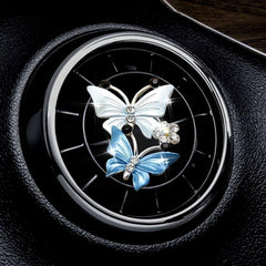 Butterfly Car Air Freshener Diamond Aromatherapy Clip