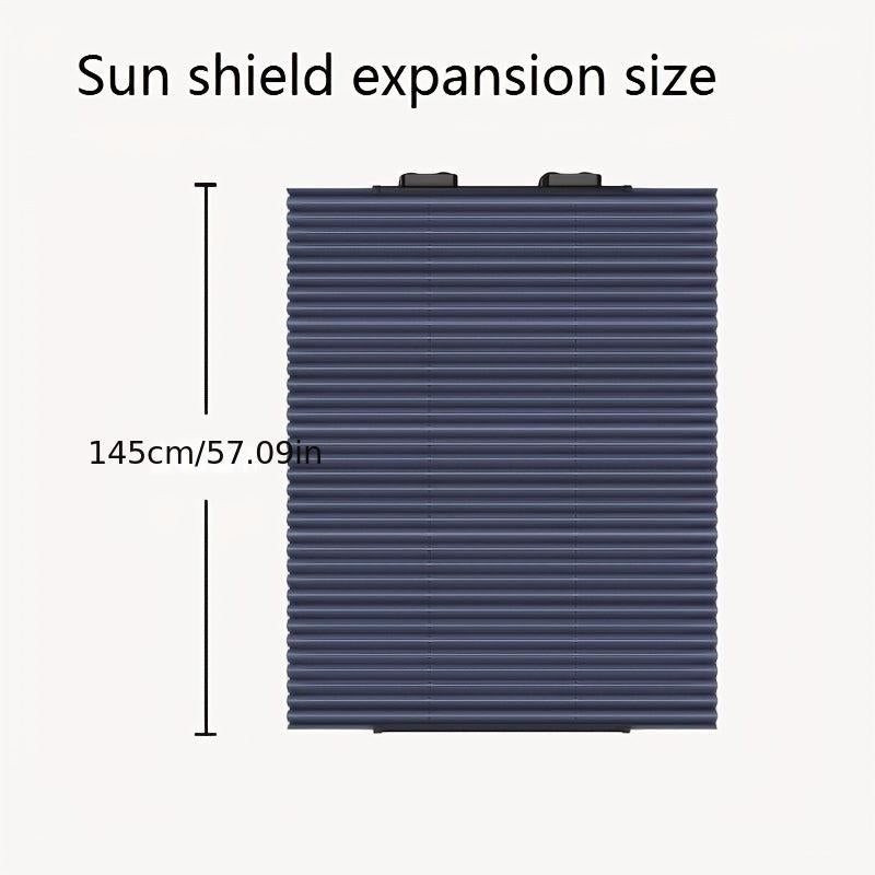 Car Sunscreen Heat Insulation Sunshade Automatic Retractable Front Sunshade