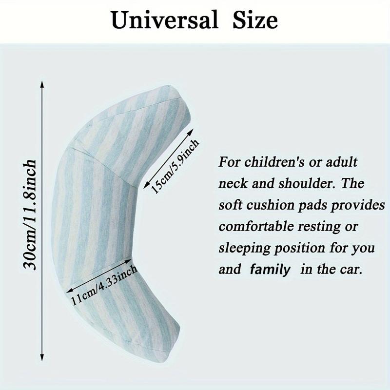 Soft Car Seat Travel Pillow Neck Support Cushion Pad