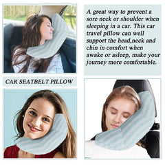 Soft Car Seat Travel Pillow Neck Support Cushion Pad