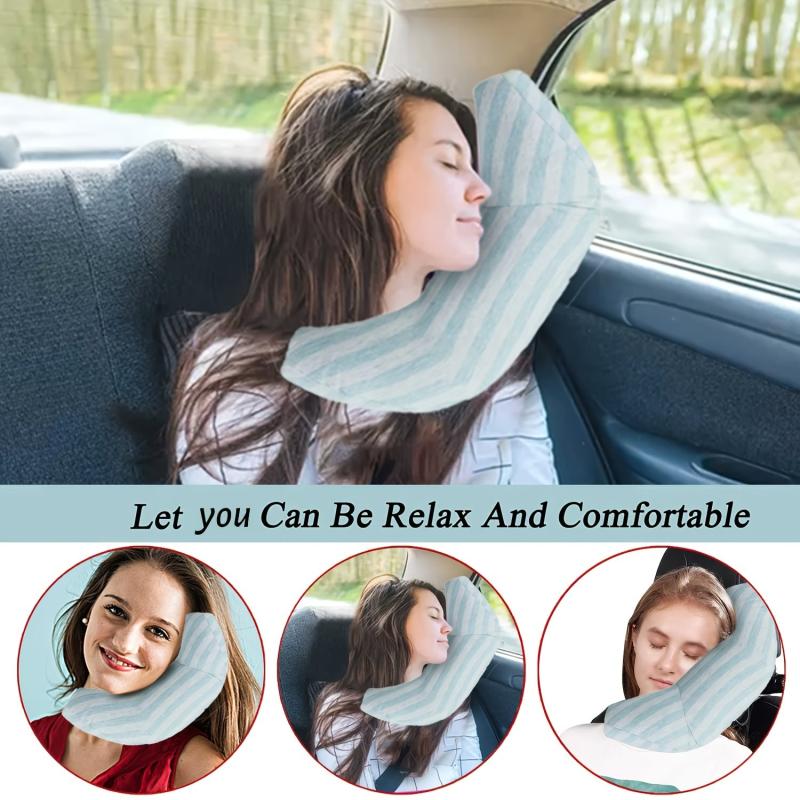 Soft Car Seat Travel Pillow Neck Support Cushion Pad