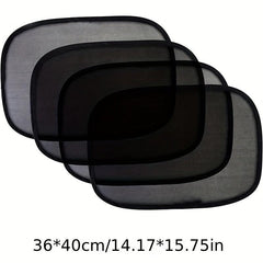 4pcs Baby Car Window Shades - Sun Protection for Child