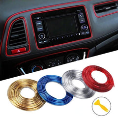 3m Flexible Car Moulding Decoration Strips Interior Auto Trim Cover