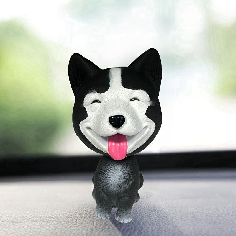 Shaking Head Dog Ornament Non Slip Mat Nodding Decoration Gift Car Interior