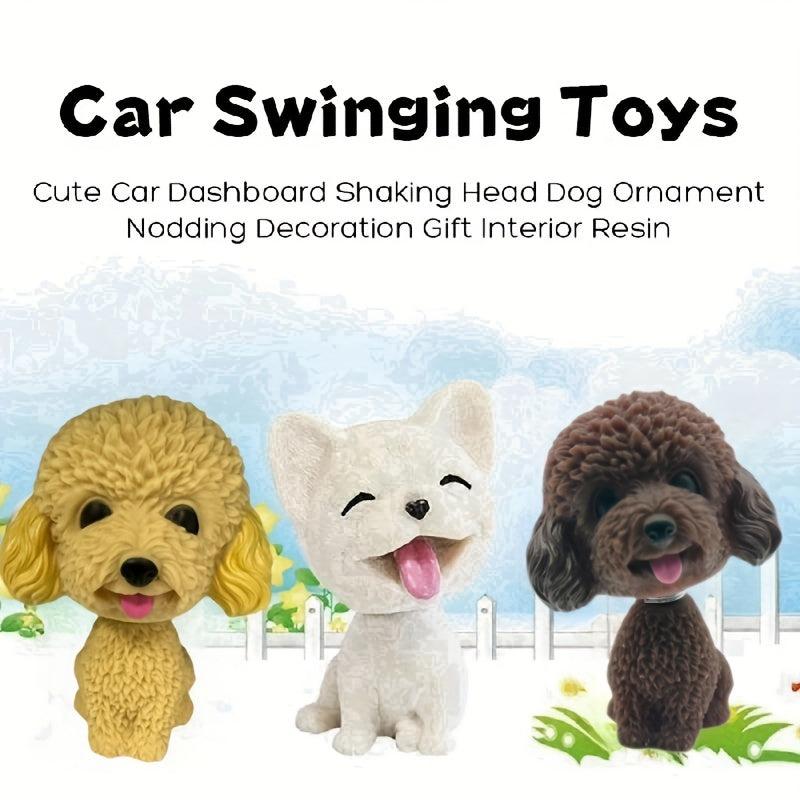 Shaking Head Dog Ornament Non Slip Mat Nodding Decoration Gift Car Interior