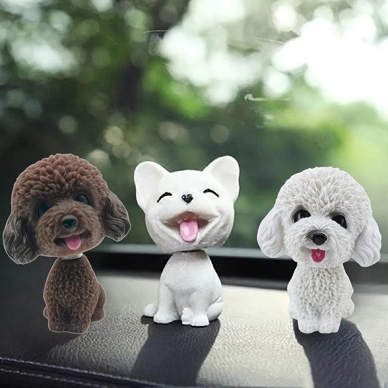 Shaking Head Dog Ornament Non Slip Mat Nodding Decoration Gift Car Interior