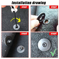 Car Mat Carpet Clip Fixing Clips Anti Slip Fastener Retainer Car Accessories