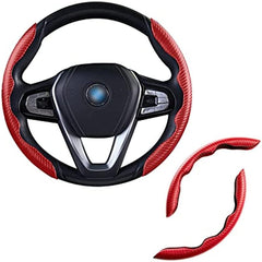 Carbon Fiber Leather Steering Wheel Cover
