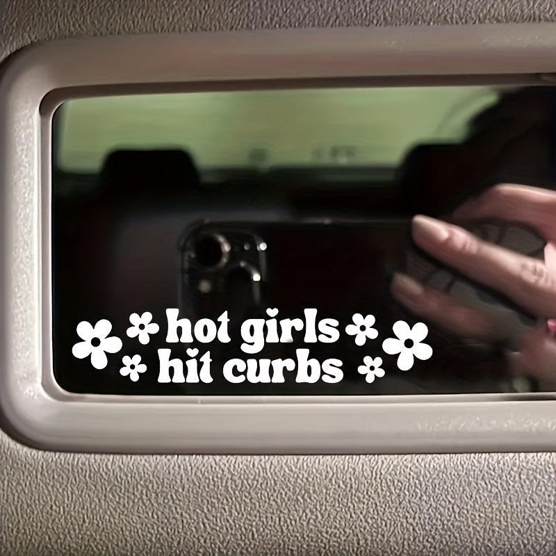 2pcs Small Stars Car Stickers Interior Rear View Mirror Creative Vinyl Decals