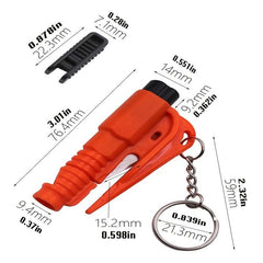 3 in 1 Car Safety Hammer with Whistle Blade