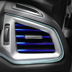 10Pcs Car AC Outlet U Shape Trim Strips Decor Accessories