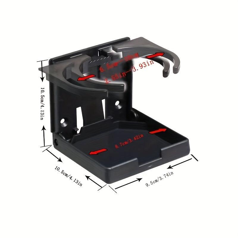 Car Mounted Folding Teacup Holder Beverage Rack for Large Saloon Cars