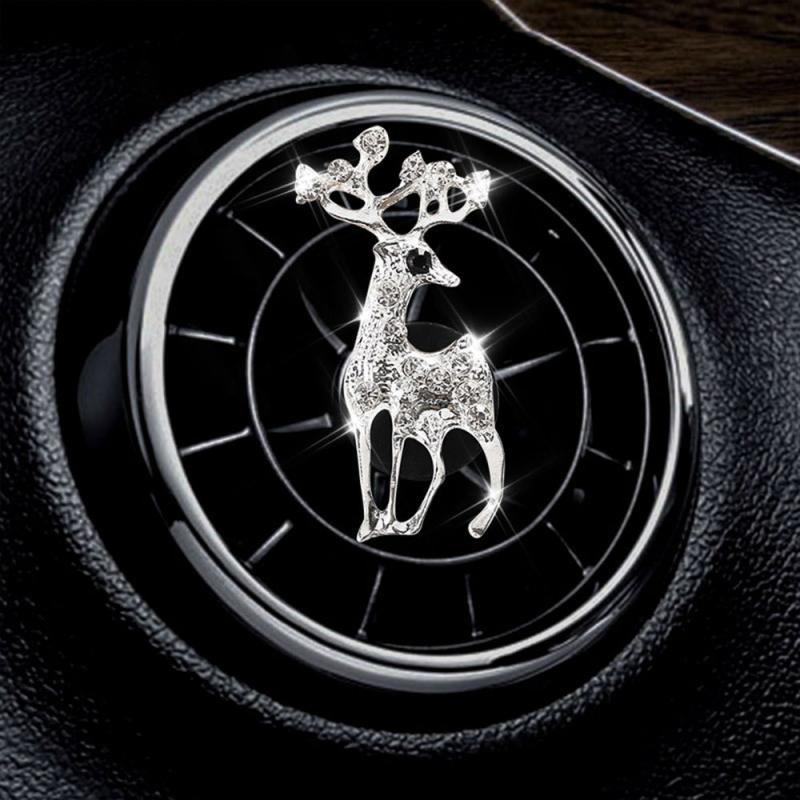 Fawn Car Air Freshener Natural Smell Animal Elephant Aromatherapy Clip