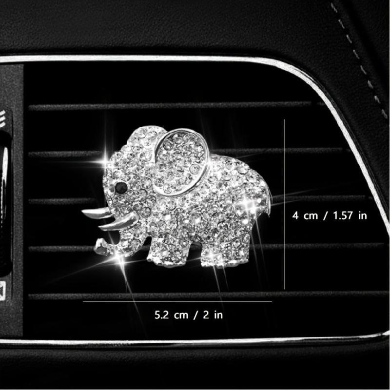 Fawn Car Air Freshener Natural Smell Animal Elephant Aromatherapy Clip