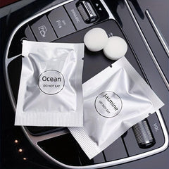4pcs Car Fragrance Tablets Car Air Freshener Replacement Solid Perfume