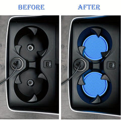 4 Pcs Car Cup Coaster Non Slip Holders Ornaments Interior Accessories