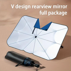 Telescopic Car Sun Umbrella for Heat Insulation & Shade Protection
