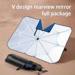 Telescopic Car Sun Umbrella for Heat Insulation & Shade Protection