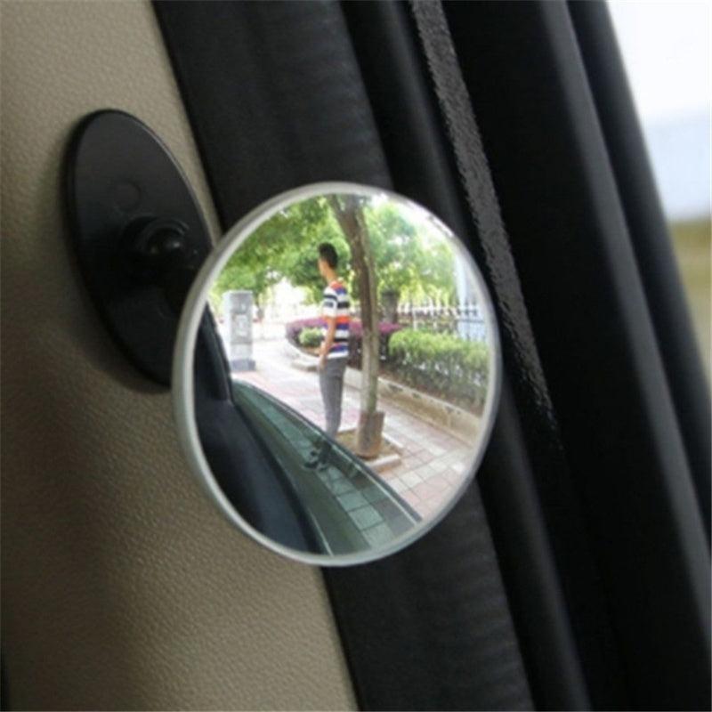 2pcs Blind Spot Mirror Rearview Door Side Wide Angle Car Auto Universal Safety