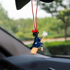 Anime Magical Girl Flying Pendant for Car Rearview Mirror Decoration