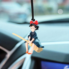 Anime Magical Girl Flying Pendant for Car Rearview Mirror Decoration