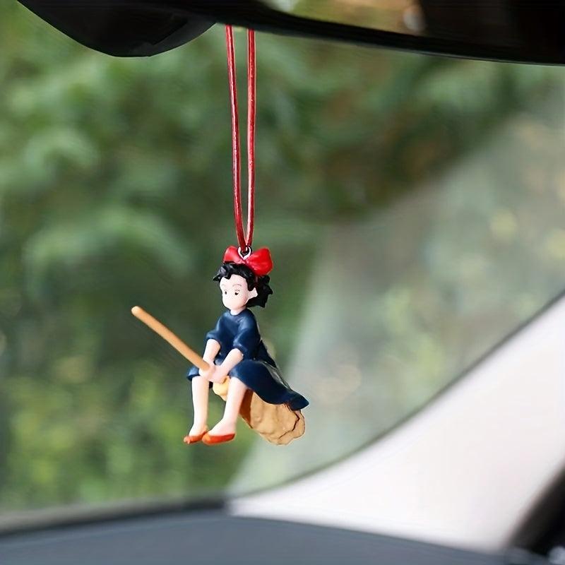 Anime Magical Girl Flying Pendant for Car Rearview Mirror Decoration
