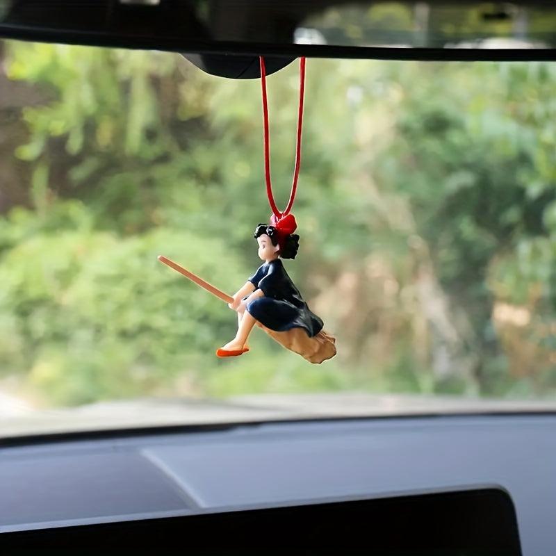 Anime Magical Girl Flying Pendant for Car Rearview Mirror Decoration