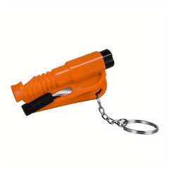 Portable Glass Breaker Key Ring Cutter Car Emergency Escape Tool