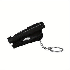 Portable Glass Breaker Key Ring Cutter Car Emergency Escape Tool