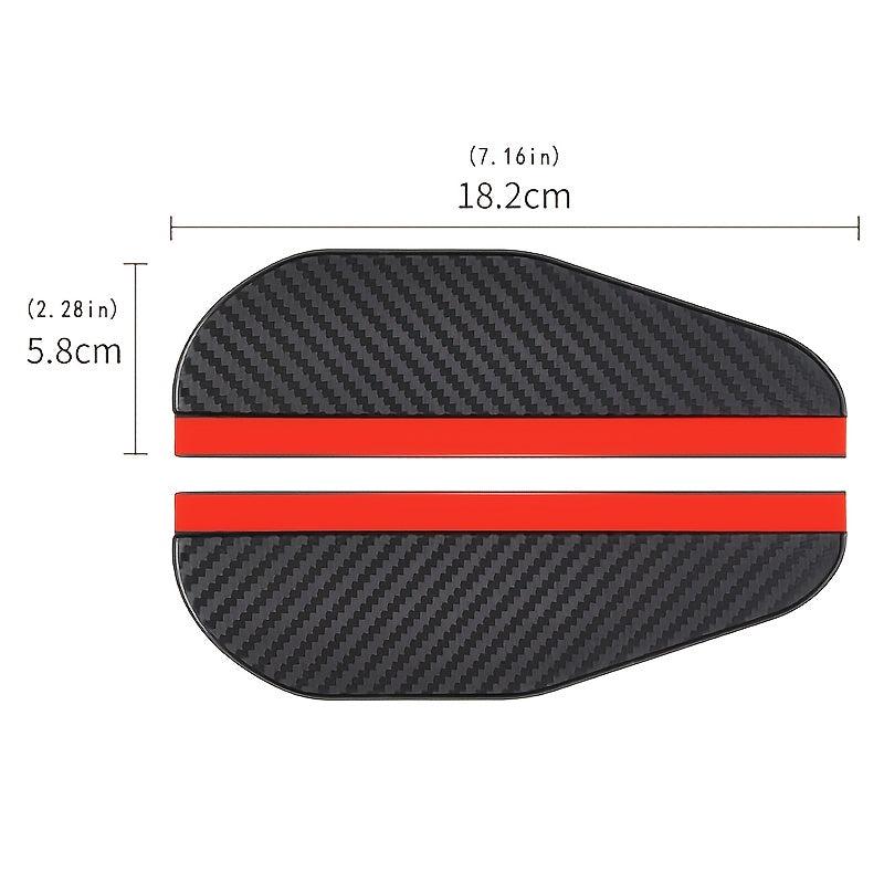 2pcs Car Side Mirror Waterproof Sun Visor Rain Eyebrow