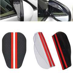 2pcs Car Side Mirror Waterproof Sun Visor Rain Eyebrow