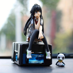 Anime Girl Statue Car Ornament Stockings PVC Cartoon Character Image