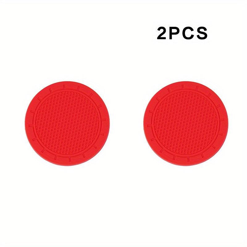 2pcs Car Water Coasters: Vehicle Interior Accessories