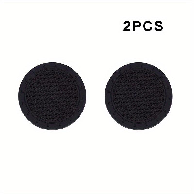 2pcs Car Water Coasters: Vehicle Interior Accessories