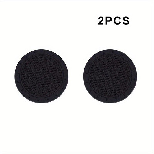 2pcs Car Water Coasters: Vehicle Interior Accessories