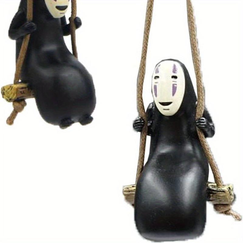 No Face Man Car Pendant Swing Car Decoration Anime Car Accessories