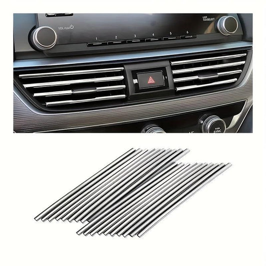 20pcs Car Waterproof Bendable Air Vent Strips