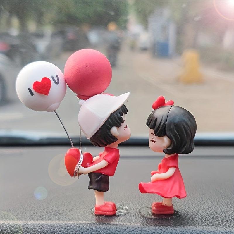 Car On board Decoration Cartoon Car Ornaments Couple Animation